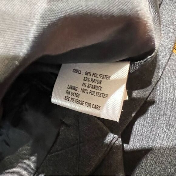 Calvin Klein 2-piece Suit Dark Gray Blazer size 2 - Picture 8 of 12